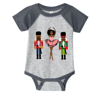 Sugar Plum Fairy Black Nutcracker Christmas African American  Infant Baby Jersey Bodysuit