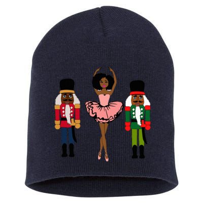 Sugar Plum Fairy Black Nutcracker Christmas African American  Short Acrylic Beanie