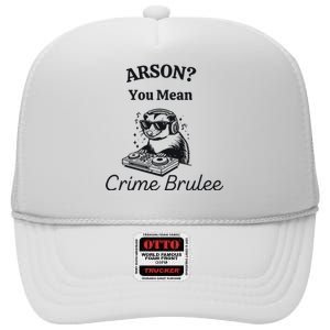 Sarcastic Possum Funny Snarky High Crown Mesh Back Trucker Hat