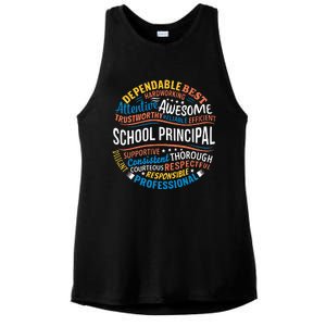 School Principal Funny Appreciation Principal Gifts Ladies PosiCharge Tri-Blend Wicking Tank