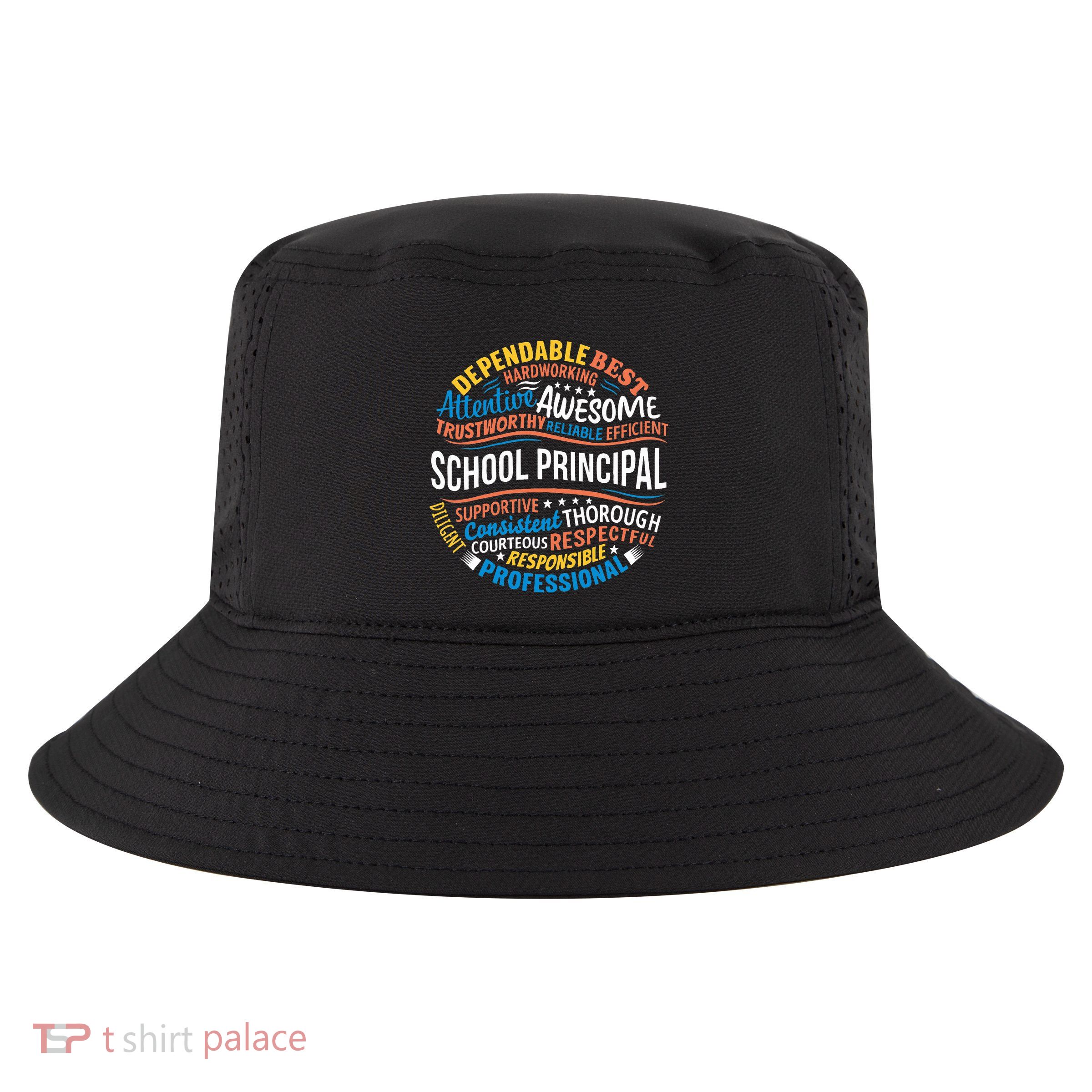 School Principal Funny Appreciation Principal Gifts Cool Comfort Performance Bucket Hat