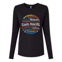 School Principal Funny Appreciation Principal Gifts Womens Cotton Relaxed Long Sleeve T-Shirt