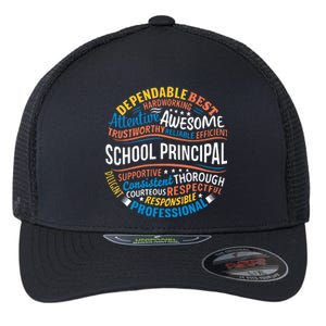 School Principal Funny Appreciation Principal Gifts Flexfit Unipanel Trucker Cap