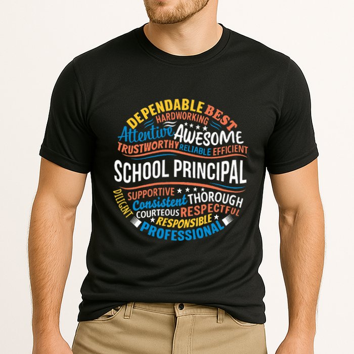 School Principal Funny Appreciation Principal Gifts Cooling Performance Crew T-Shirt