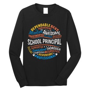 School Principal Funny Appreciation Principal Gifts Long Sleeve Shirt