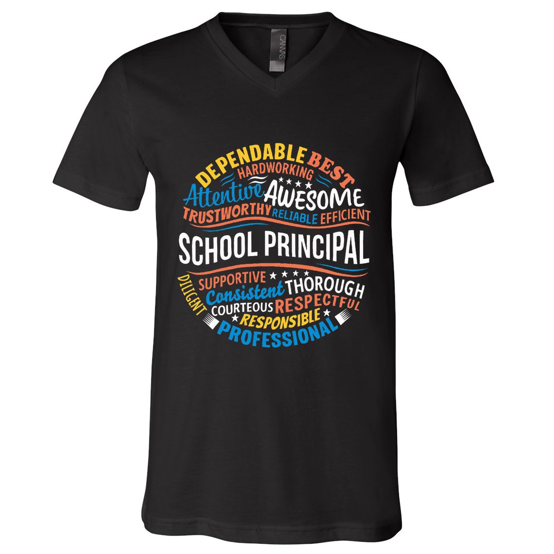 School Principal Funny Appreciation Principal Gifts V-Neck T-Shirt