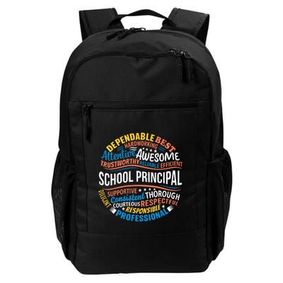 School Principal Funny Appreciation Principal Gifts Daily Commute Backpack