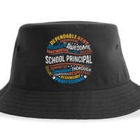 School Principal Funny Appreciation Principal Gifts Sustainable Bucket Hat