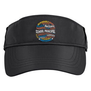 School Principal Funny Appreciation Principal Gifts Adult Drive Performance Visor