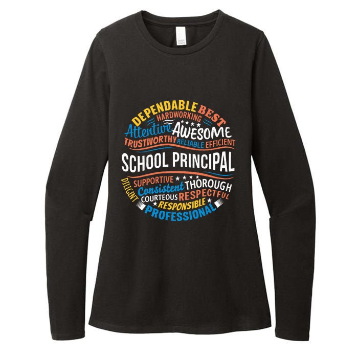 School Principal Funny Appreciation Principal Gifts Womens CVC Long Sleeve Shirt