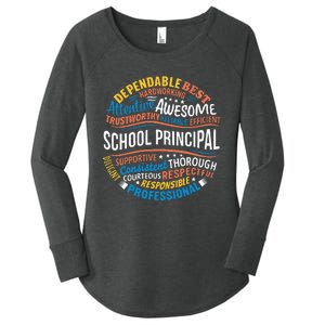 School Principal Funny Appreciation Principal Gifts Women's Perfect Tri Tunic Long Sleeve Shirt