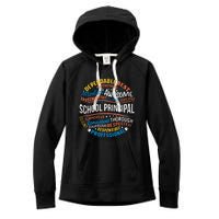 School Principal Funny Appreciation Principal Gifts Women's Fleece Hoodie