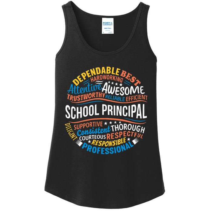 School Principal Funny Appreciation Principal Gifts Ladies Essential Tank