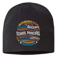 School Principal Funny Appreciation Principal Gifts Sustainable Beanie