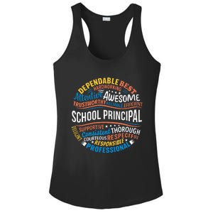 School Principal Funny Appreciation Principal Gifts Ladies PosiCharge Competitor Racerback Tank