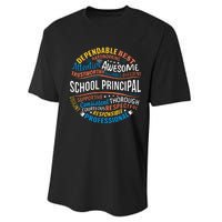 School Principal Funny Appreciation Principal Gifts Performance Sprint T-Shirt