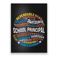 School Principal Funny Appreciation Principal Gifts Poster