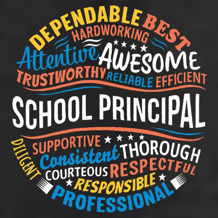 School Principal Funny Appreciation Principal Gifts 25L Jumbo Tote