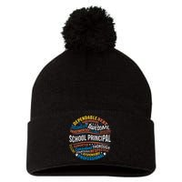 School Principal Funny Appreciation Principal Gifts Pom Pom 12in Knit Beanie