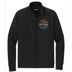 School Principal Funny Appreciation Principal Gifts Stretch Full-Zip Cadet Jacket