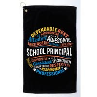 School Principal Funny Appreciation Principal Gifts Golf Towel