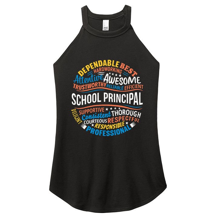 School Principal Funny Appreciation Principal Gifts Women's Perfect Tri Rocker Tank