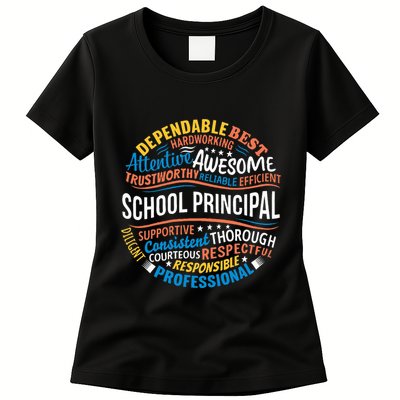 School Principal Funny Appreciation Principal Gifts Womens T-Shirt