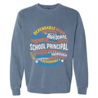 School Principal Funny Appreciation Principal Gifts Garment-Dyed Sweatshirt