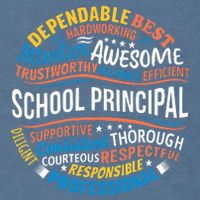 School Principal Funny Appreciation Principal Gifts Garment-Dyed Sweatshirt