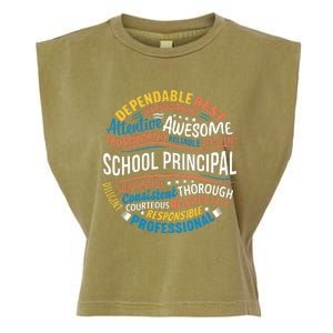 School Principal Funny Appreciation Principal Gifts Garment-Dyed Women's Muscle Tee