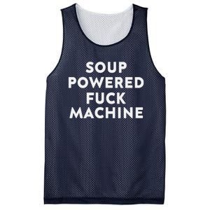 SOUP POWERED FUCK MACHINE Mesh Reversible Basketball Jersey Tank