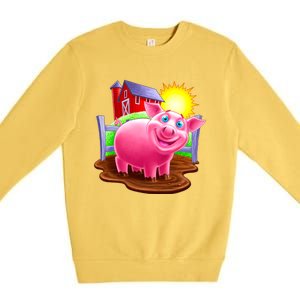 Smiling Pig Farm Premium Crewneck Sweatshirt