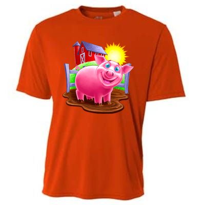 Smiling Pig Farm Cooling Performance Crew T-Shirt