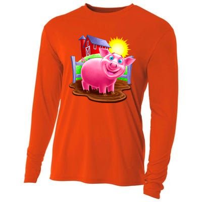 Smiling Pig Farm Cooling Performance Long Sleeve Crew