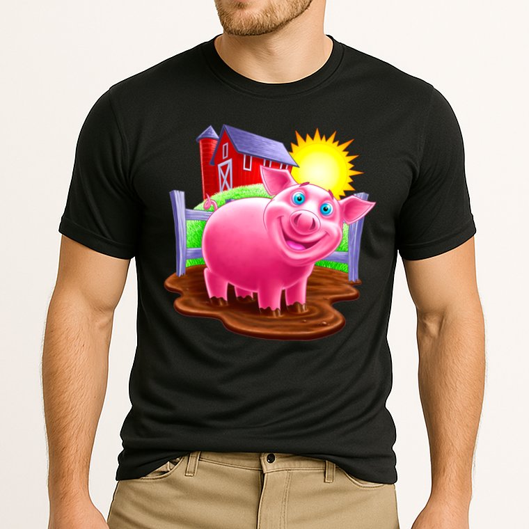 Smiling Pig Farm Performance Shirt
