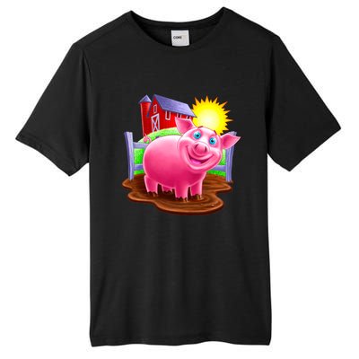 Smiling Pig Farm Tall Fusion ChromaSoft Performance T-Shirt