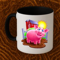 Smiling Pig Farm Mug