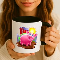 Smiling Pig Farm Mug