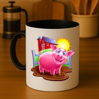 Smiling Pig Farm Mug