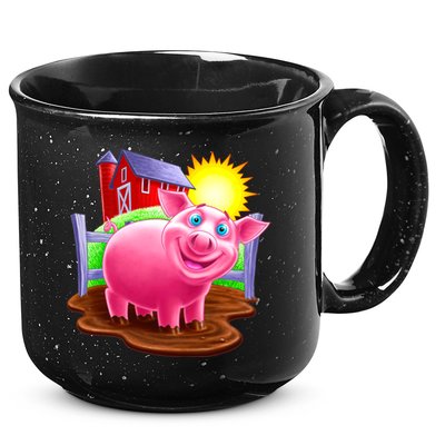 Smiling Pig Farm 15oz Campfire Ceramic Mug