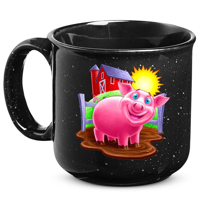 Smiling Pig Farm 15oz Campfire Ceramic Mug