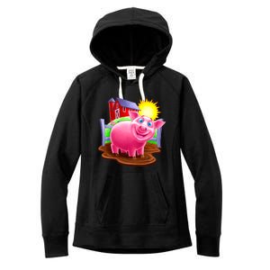 Smiling Pig Farm Women's Fleece Hoodie