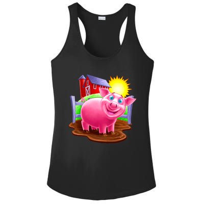 Smiling Pig Farm Ladies PosiCharge Competitor Racerback Tank