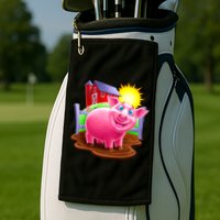 Smiling Pig Farm Golf Towel