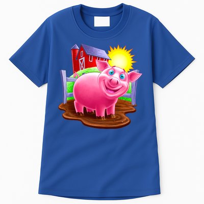 Smiling Pig Farm Tall T-Shirt