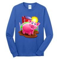 Smiling Pig Farm Tall Long Sleeve T-Shirt