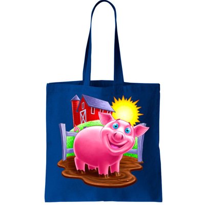 Smiling Pig Farm Tote Bag