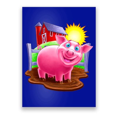 Smiling Pig Farm Poster