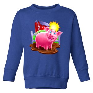 Smiling Pig Farm Toddler Sweatshirt