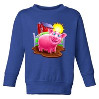 Smiling Pig Farm Toddler Sweatshirt